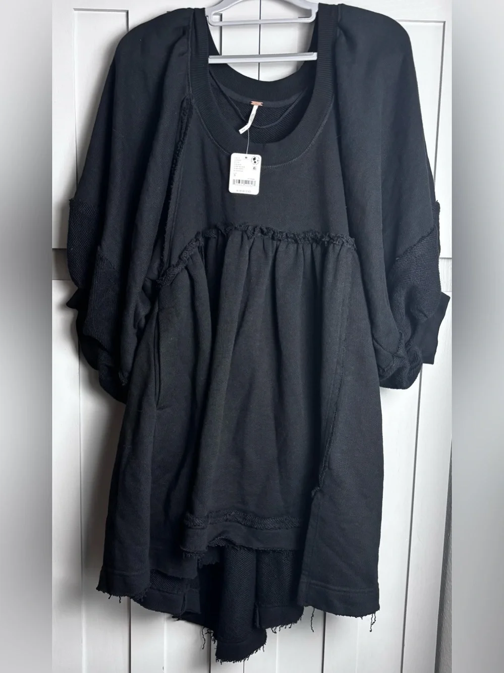 Free People Sunchild Babydoll Tunic Size Small (very oversized)